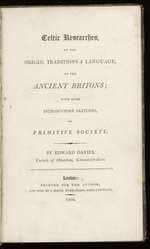 Celtic researches, on the origin, traditions & language of the ancient Britons