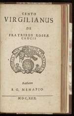 A Virgilian Cento on the Brothers of the Rosy Cross