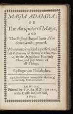 Adamic Magic, or the Antiquity of Magic