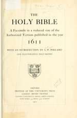 The Holy Bible: Authorized Version 1611 (Facsimile)