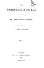 Sacred Books of the East: General Index (SBE Vol. 50)