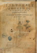 The Pneumatics of Hero of Alexandria