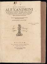 The Works of Saint Cyril of Alexandria