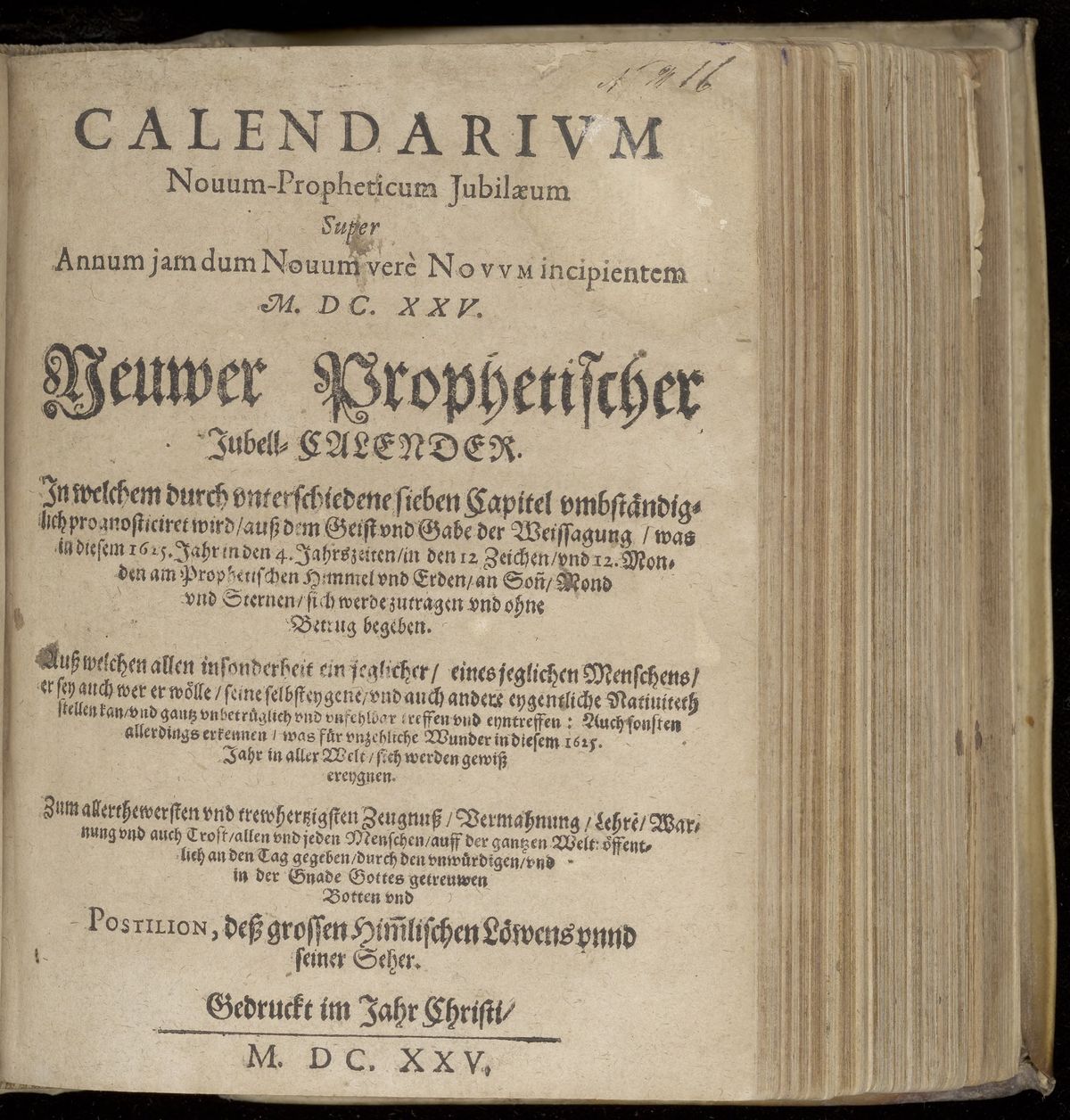 New Prophetic Jubilee Calendar