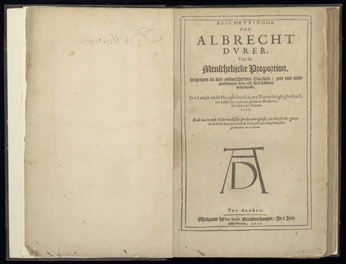 Albrecht Dürer's Description of Human Proportion