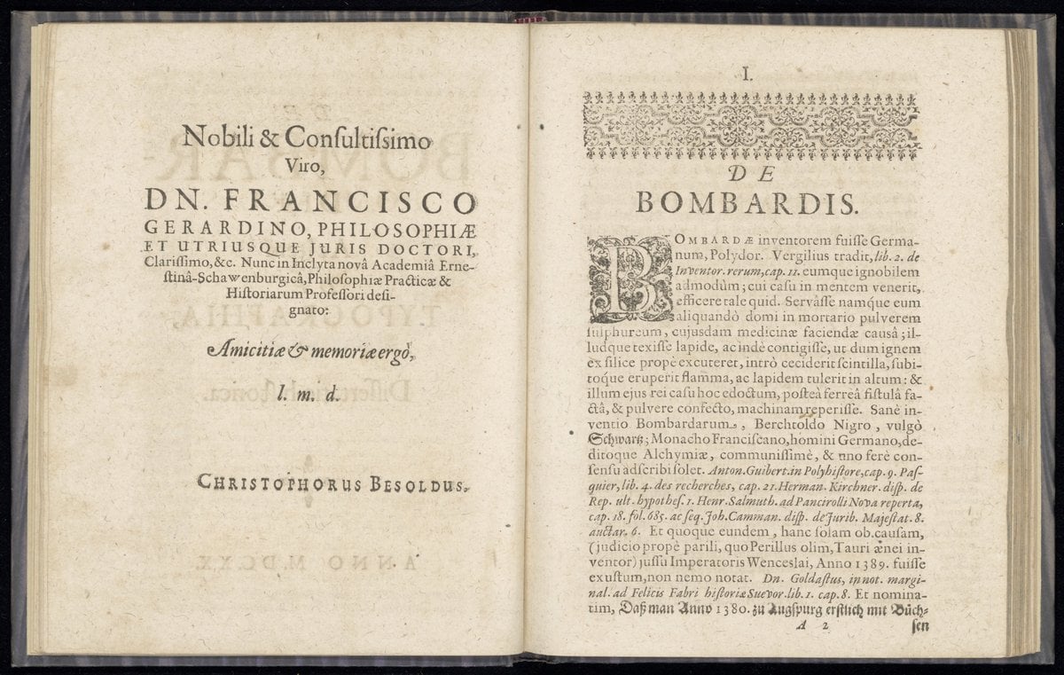 On Cannons and Printing