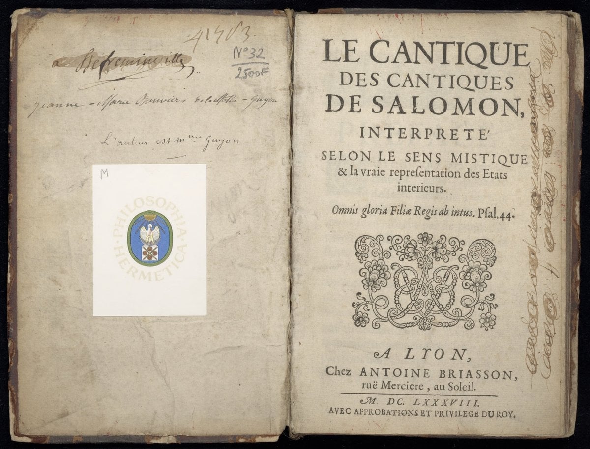 The Song of Solomon, Interpreted According to the Mystical Sense