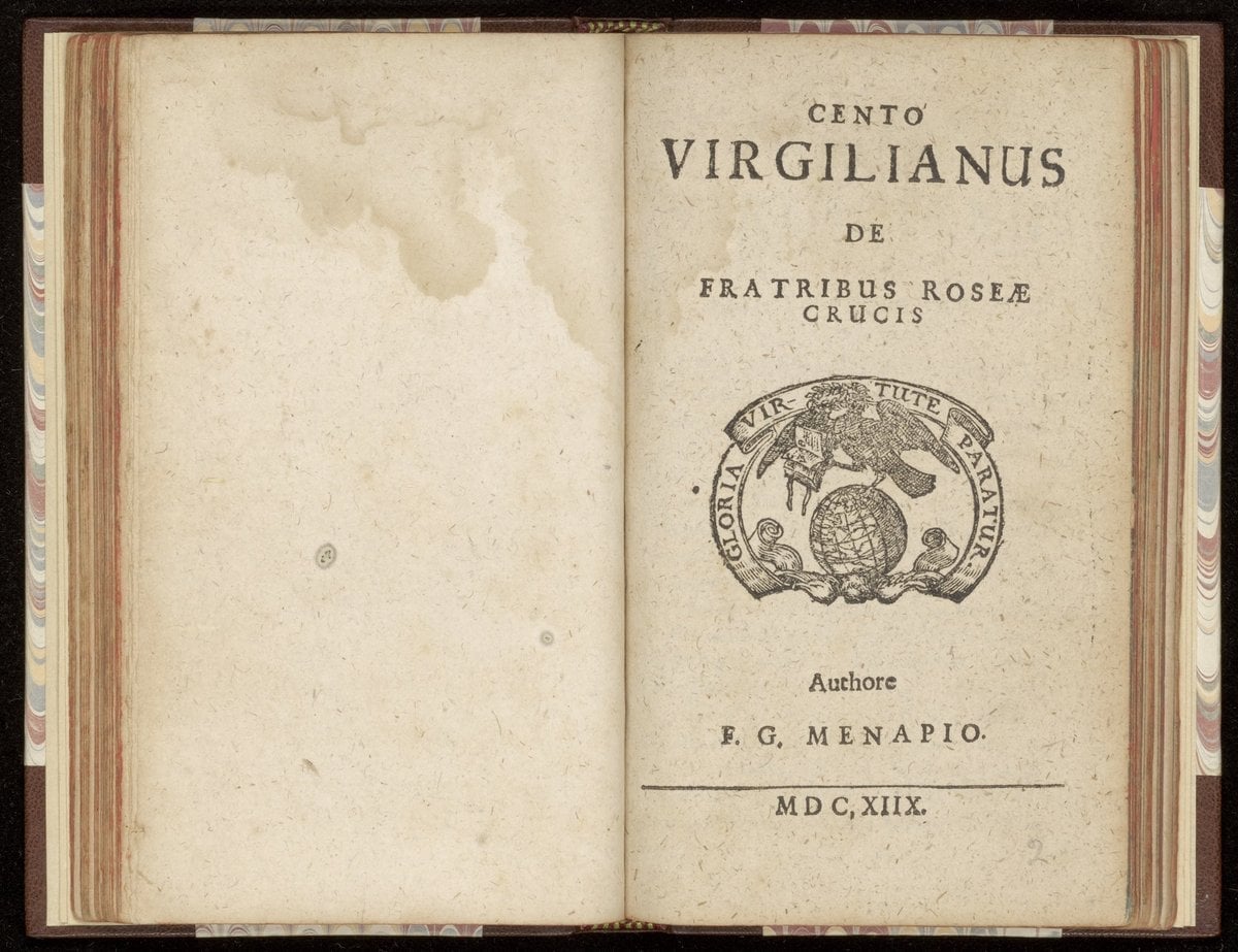 A Virgilian Cento on the Brothers of the Rosy Cross