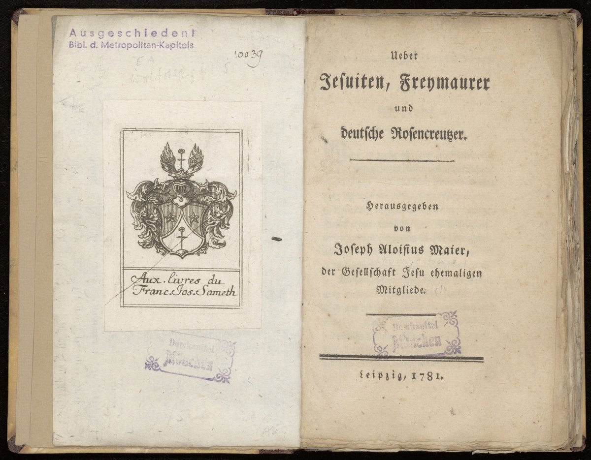 On Jesuits, Freemasons, and German Rosicrucians