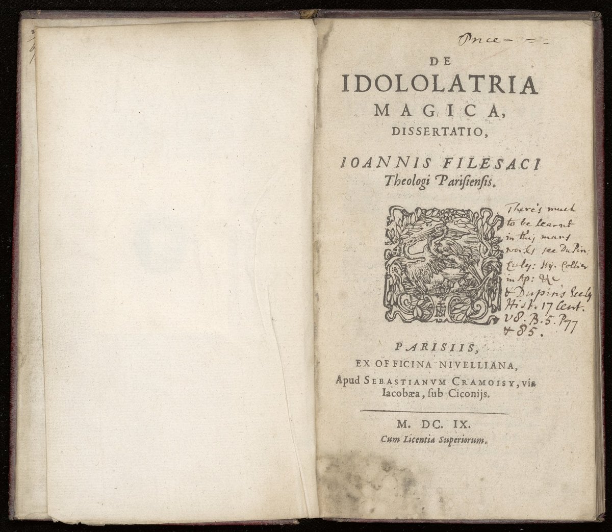 Dissertation on Magical Idolatry