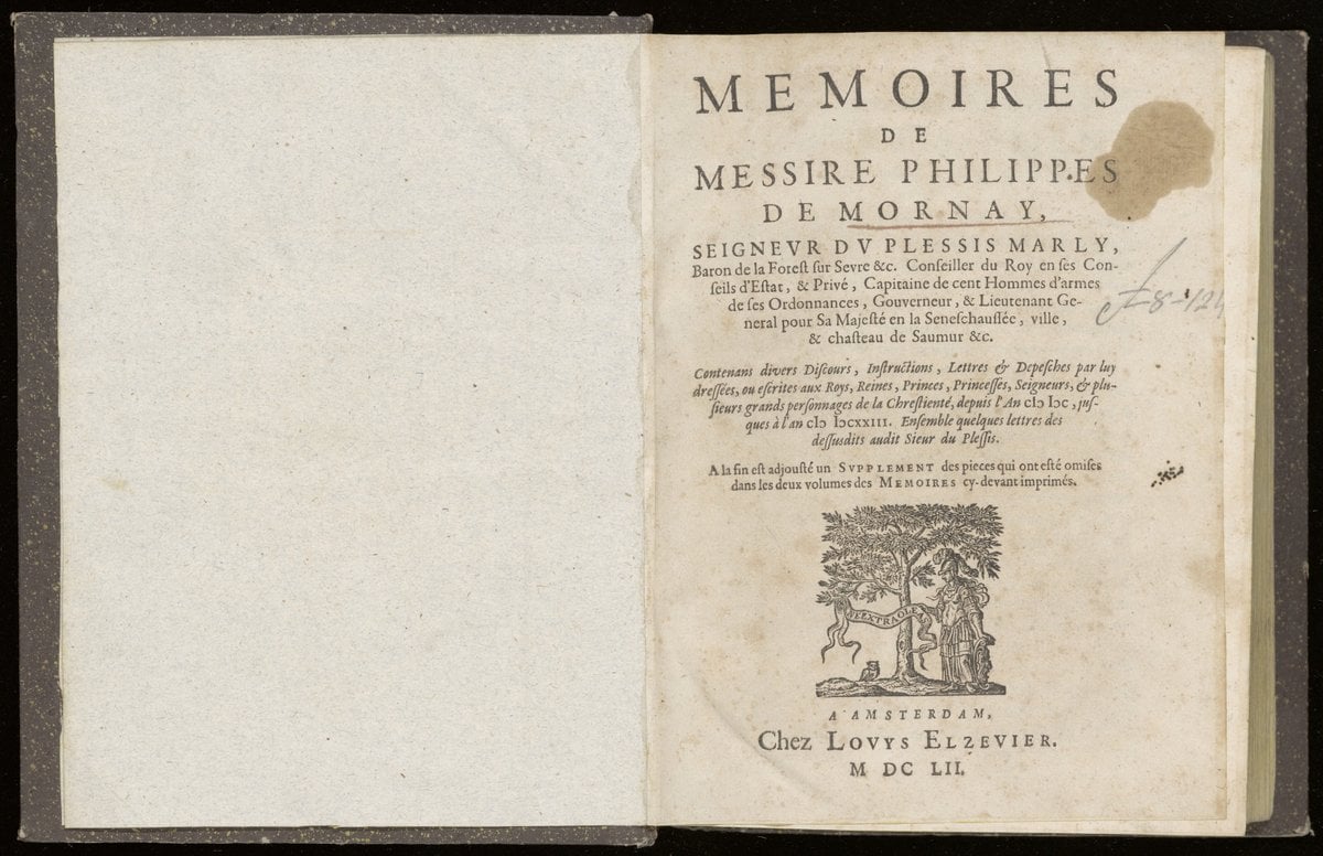 Memoirs of Philippe de Mornay