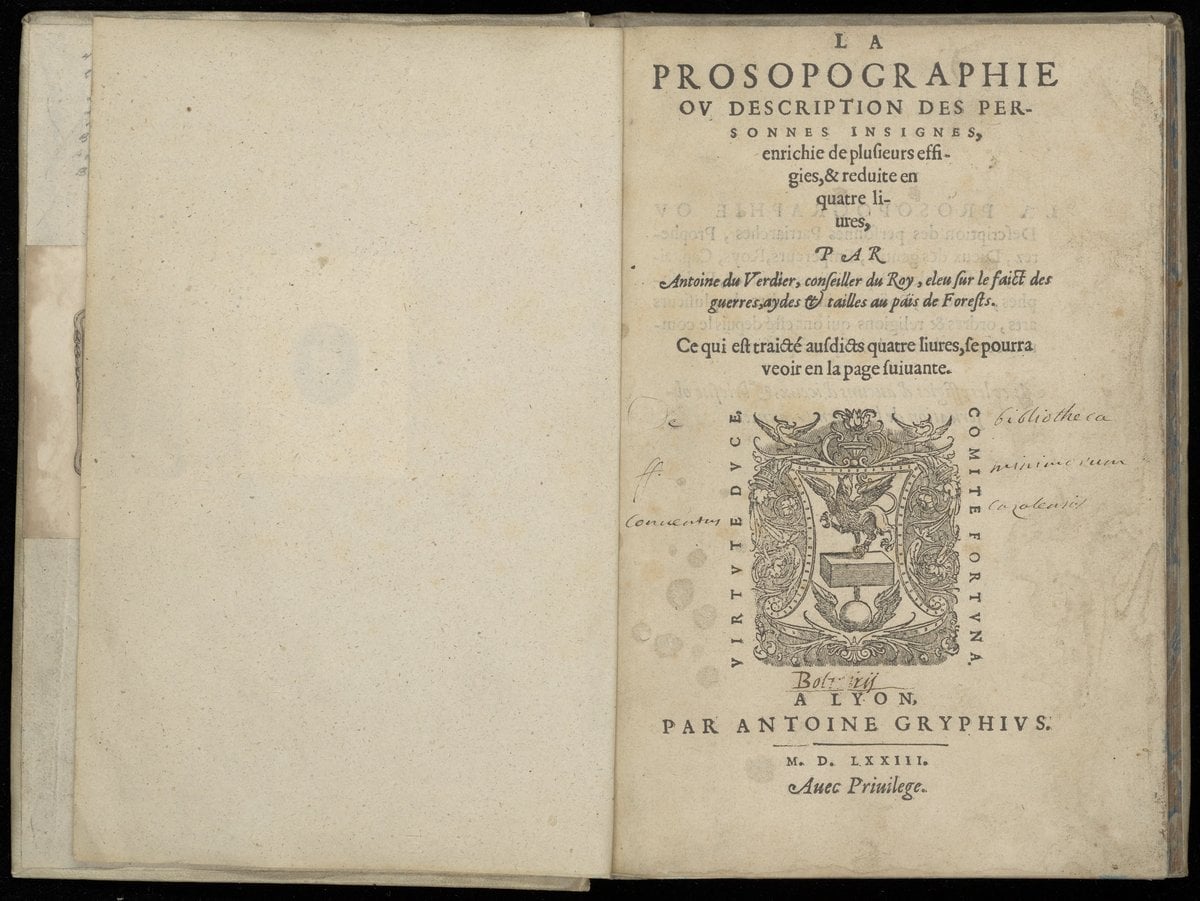 Prosopography, or Description of Illustrious Persons