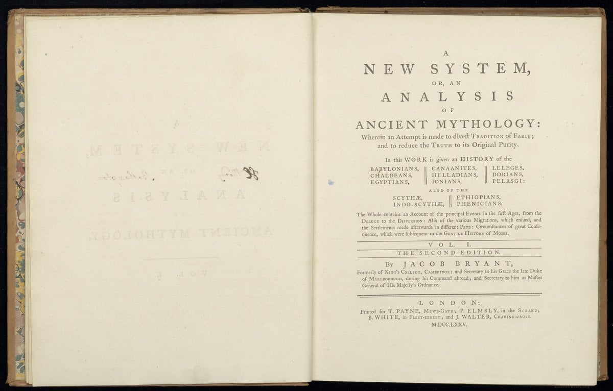 A new system, or an analysis of ancient mythology