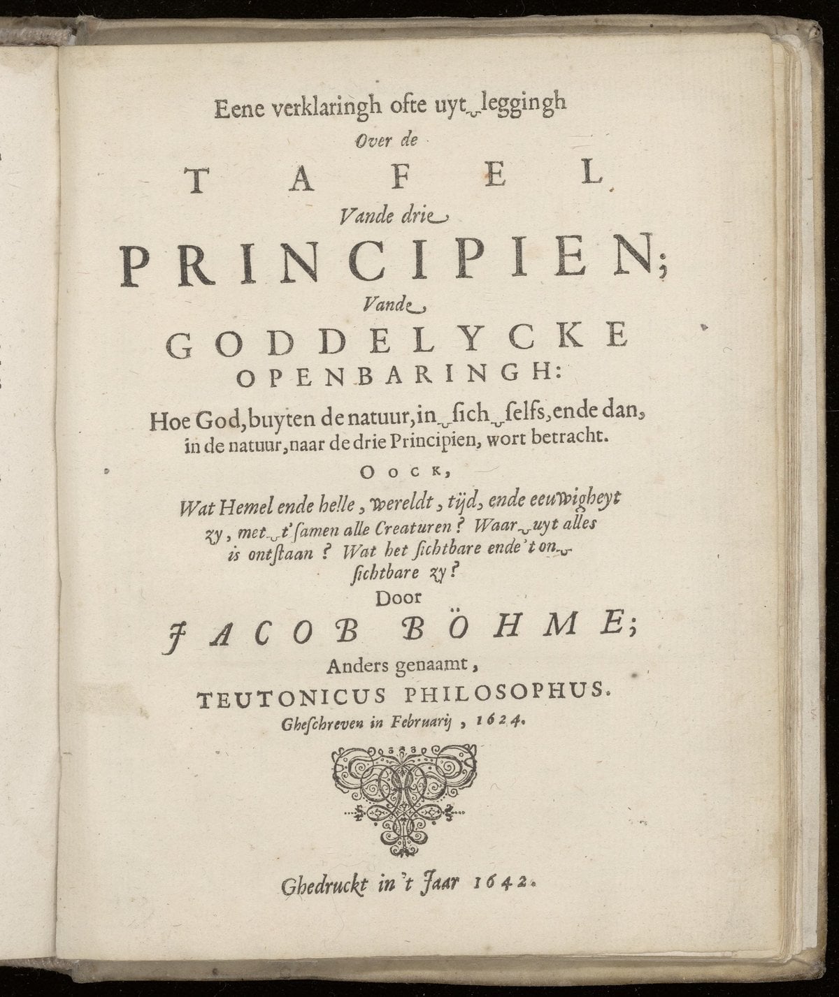 An Explanation of the Table of the Three Principles