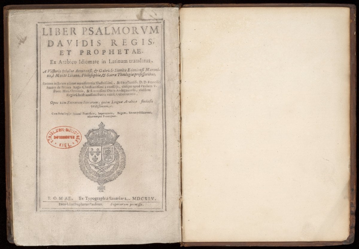 [Biblia] Liber psalmorum Davidis regis et prophetae