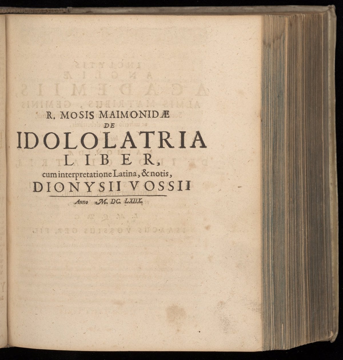 De idolatria liber
