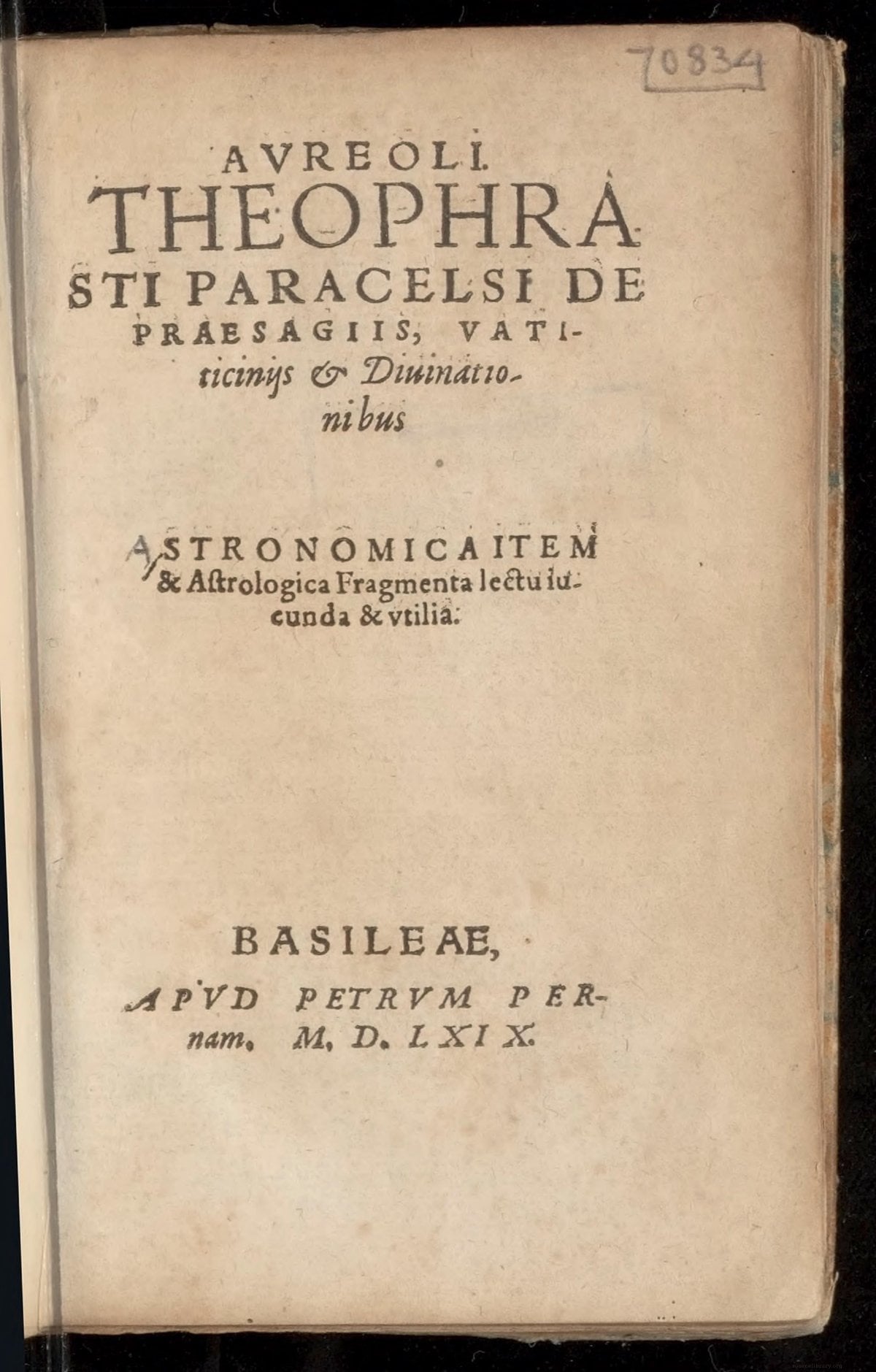 On Presages, Divination, and Astrological and Astronomical Fragments